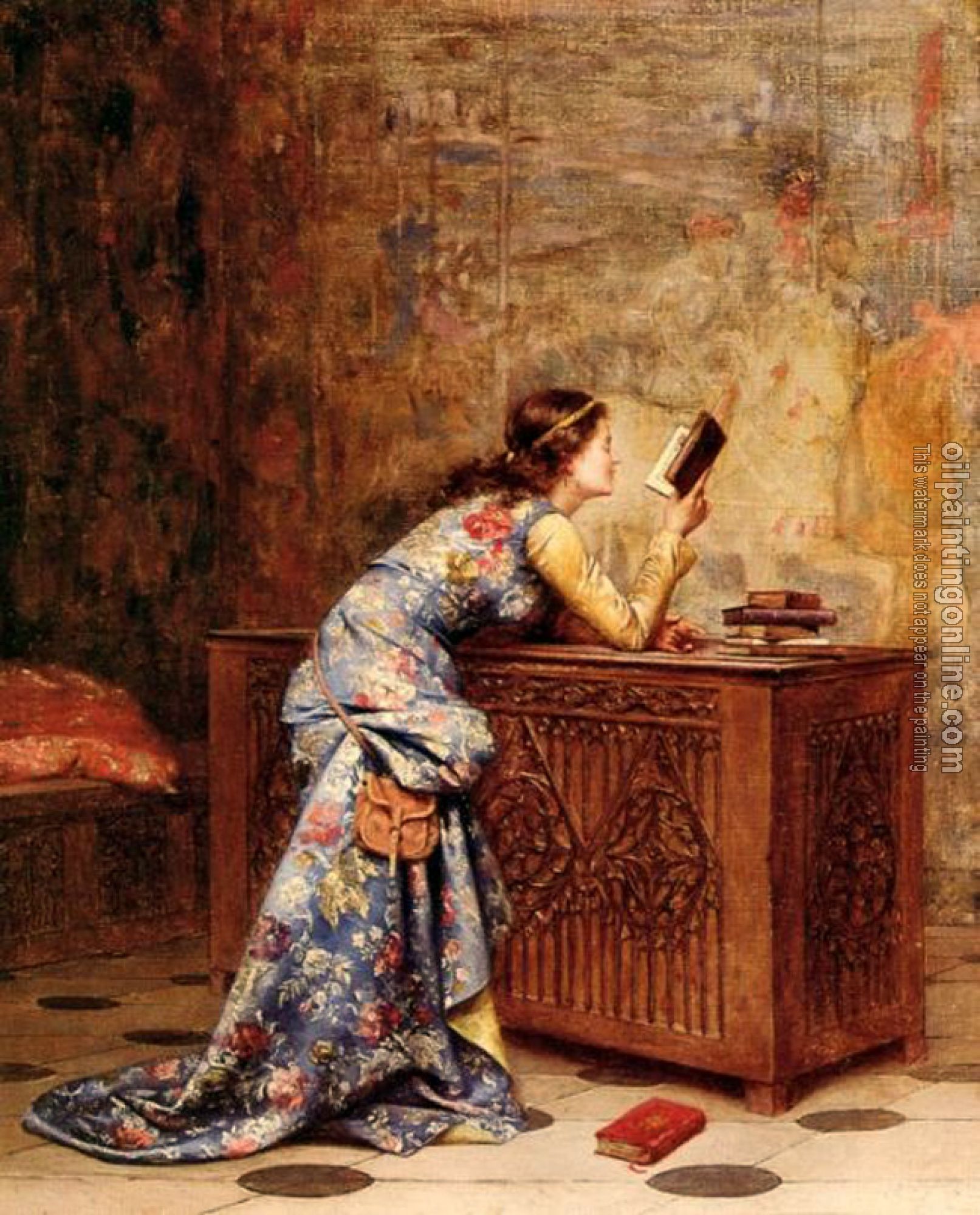 Lesrel, Adolphe Alexandre - captivated